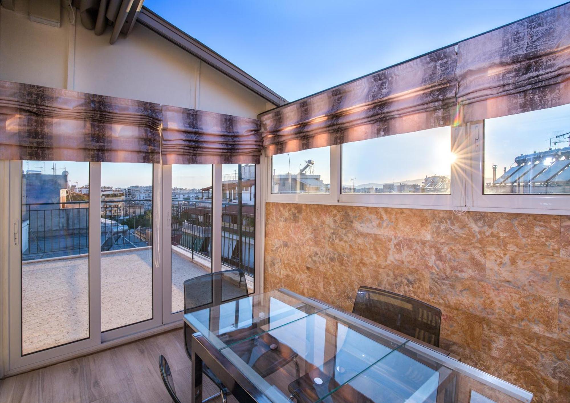 Cosy Apartment With Terrace Near Metro Station Athens Exterior photo